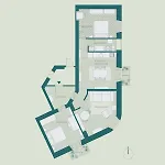 Chic Design 80 Sqm - Sleeps 6 - Metro 2 Min ミラノ