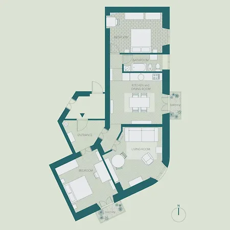 Chic Design 80 Sqm - Sleeps 6 - Metro 2 Min Milano